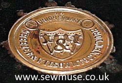  Wheeler and Wilson No.8 Badge